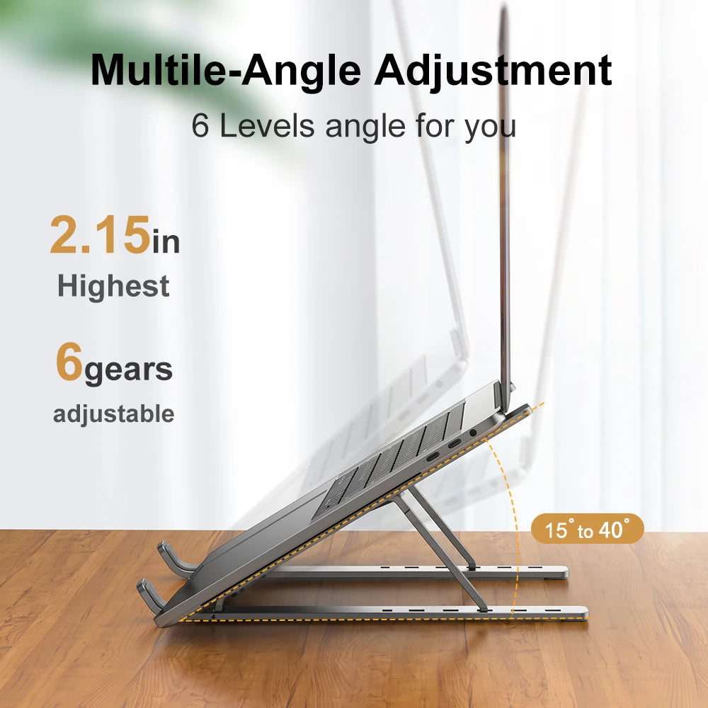 Aluminum Alloy Laptop Stand Portable Notebook Holder