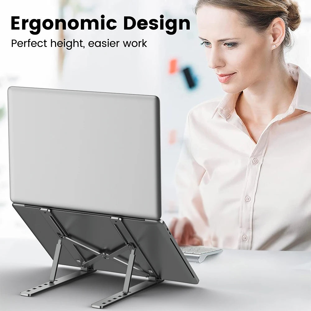 Aluminum Alloy Laptop Stand Portable Notebook Holder