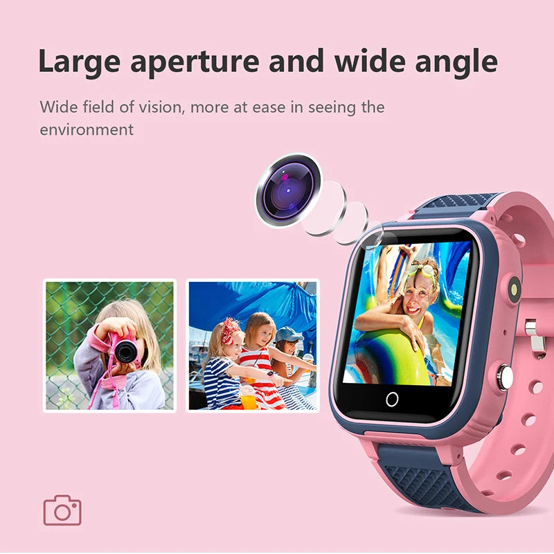 Reloj inteligente 4G para niños con GPS, WIFI, videollamada, SOS, IP67