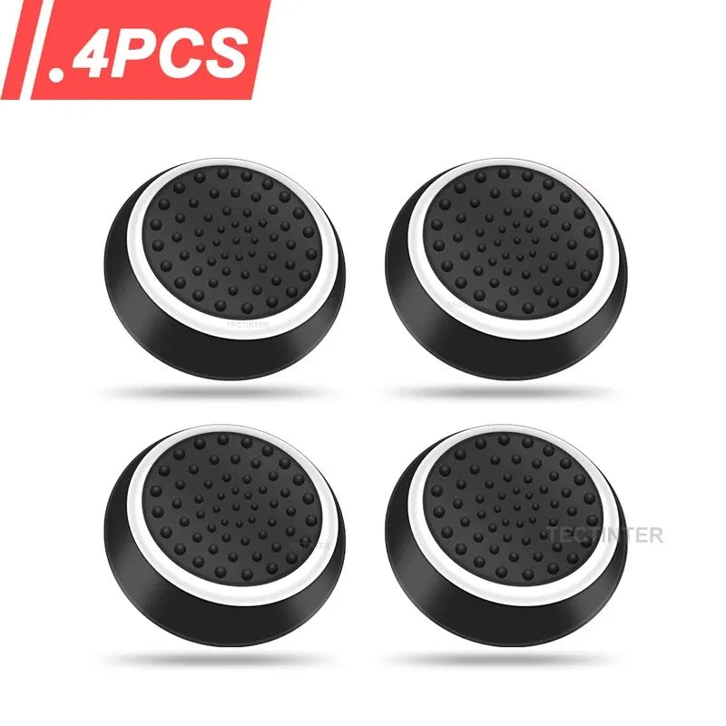 4Pcs Silicone Gel Thumb Grips Cover For Sony PS5/PS3/PS4 For XBOX One /360 Controller