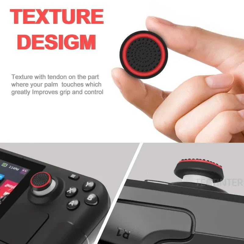 4Pcs Silicone Gel Thumb Grips Cover For Sony PS5/PS3/PS4 For XBOX One /360 Controller