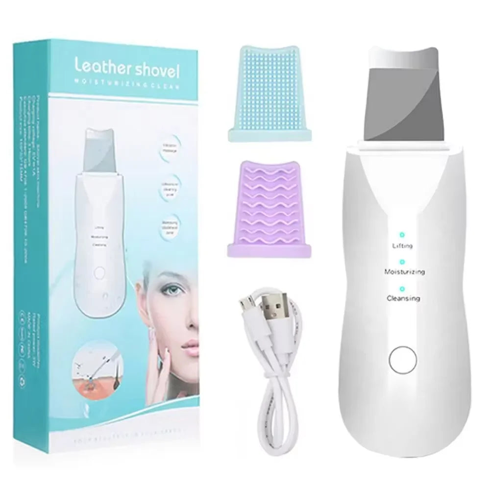 Ultrasonic Skin Scraper Pore Deep Face Cleaning
