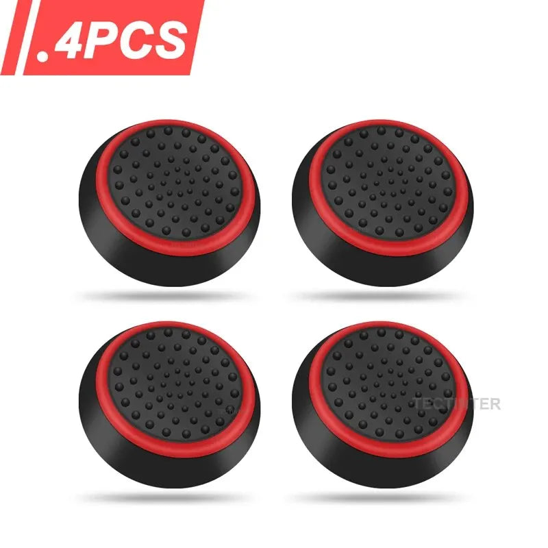 4Pcs Silicone Gel Thumb Grips Cover For Sony PS5/PS3/PS4 For XBOX One /360 Controller