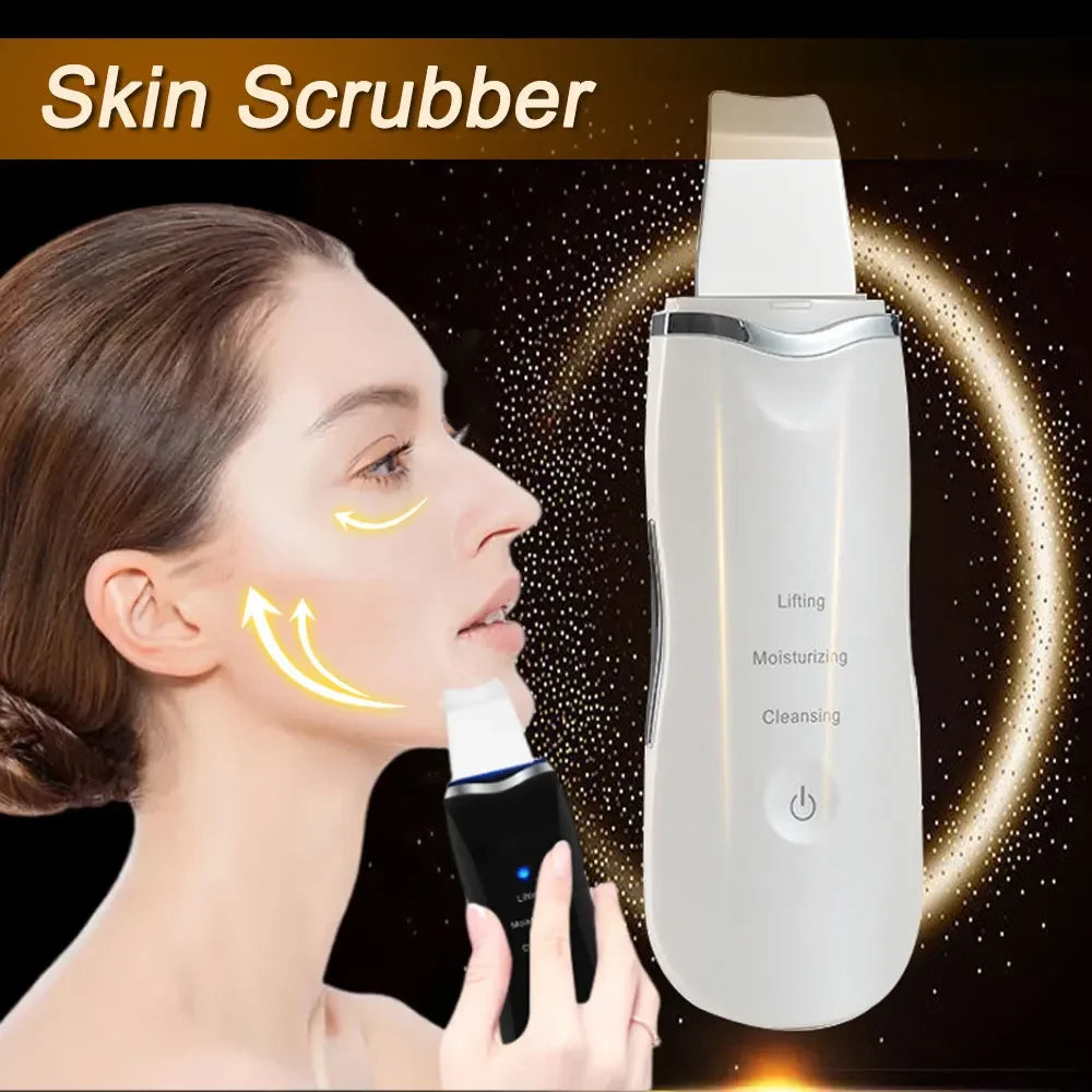 Ultrasonic Skin Scraper Pore Deep Face Cleaning