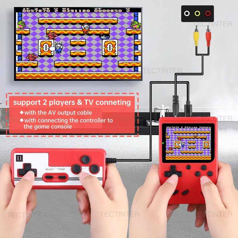 Portable Retro Mini Video Game Console 8-Bit Handheld Game Player