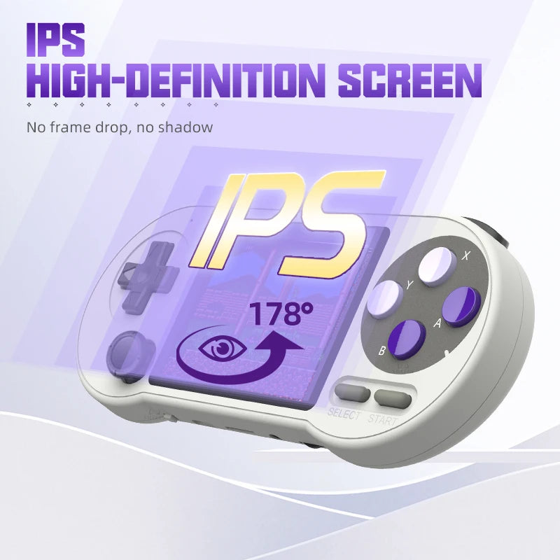 3 inch IPS Screen Handheld Game Console Mini Portable Game Player